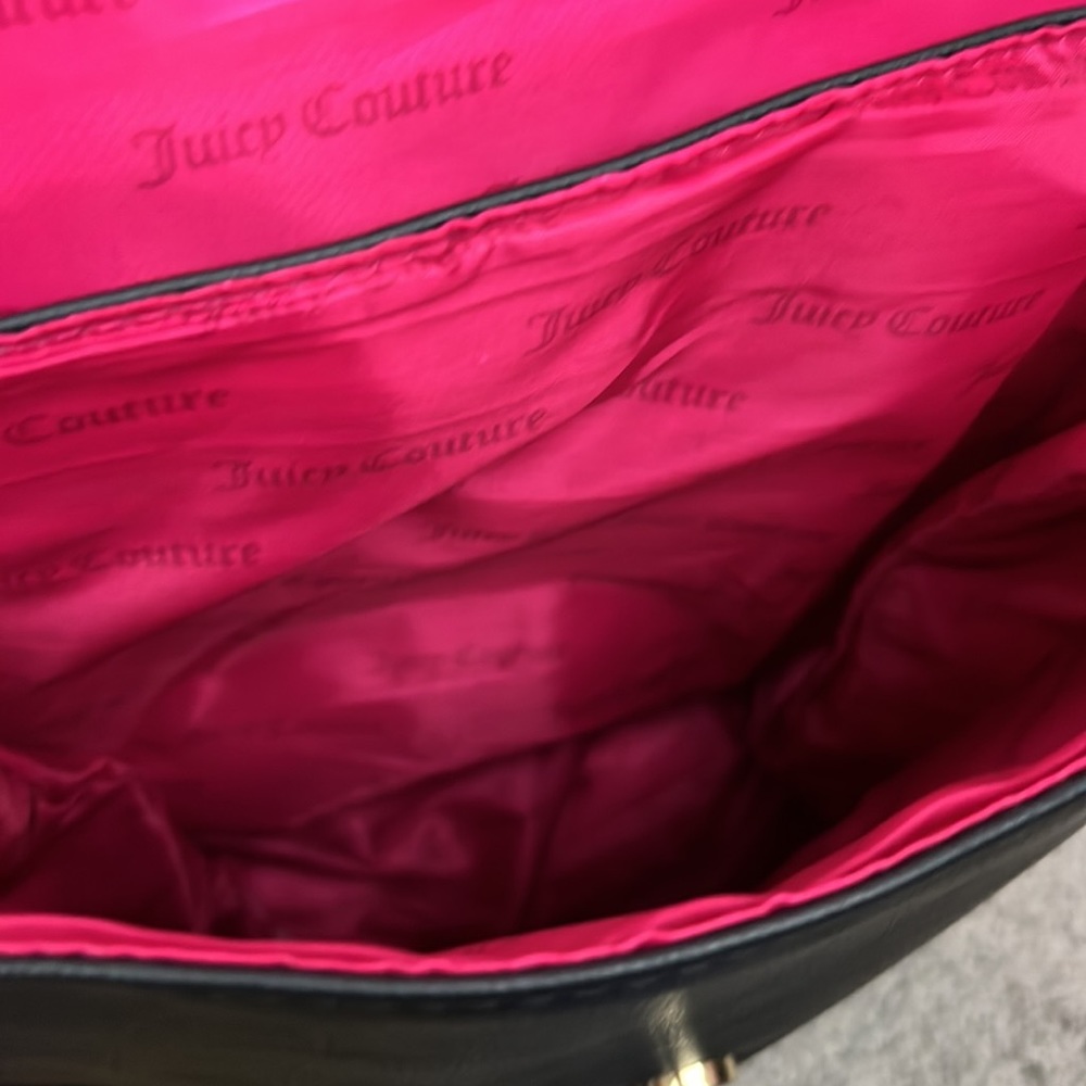 Juicy Couture Black and Pink Backpack - EUC - Picture 5 of 5